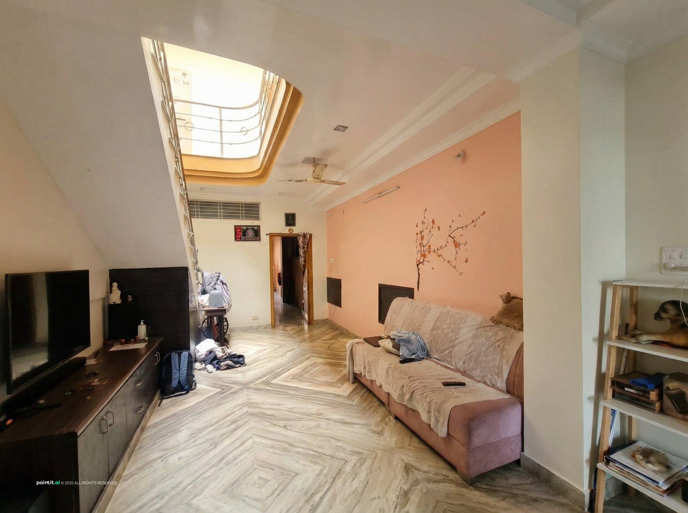 White Living Room Ideas - Bright & Serene Designs | Paintit.ai - 9