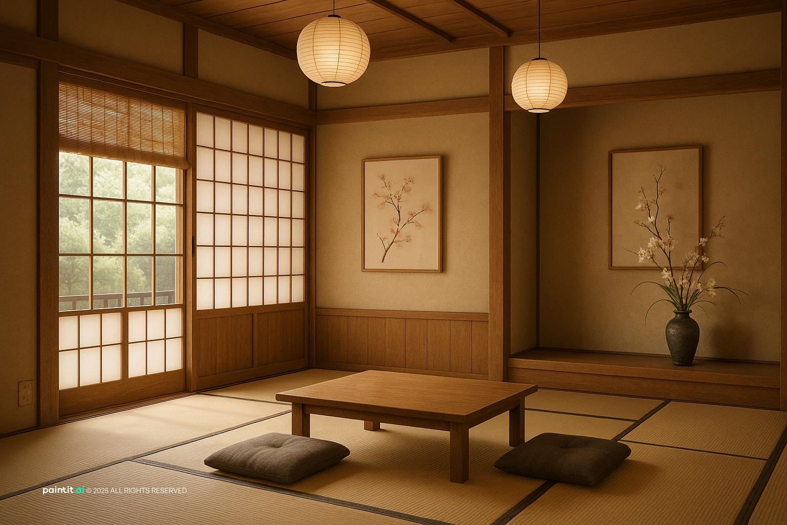 Vintage Japanese-Style for Asian Interior Design Style
