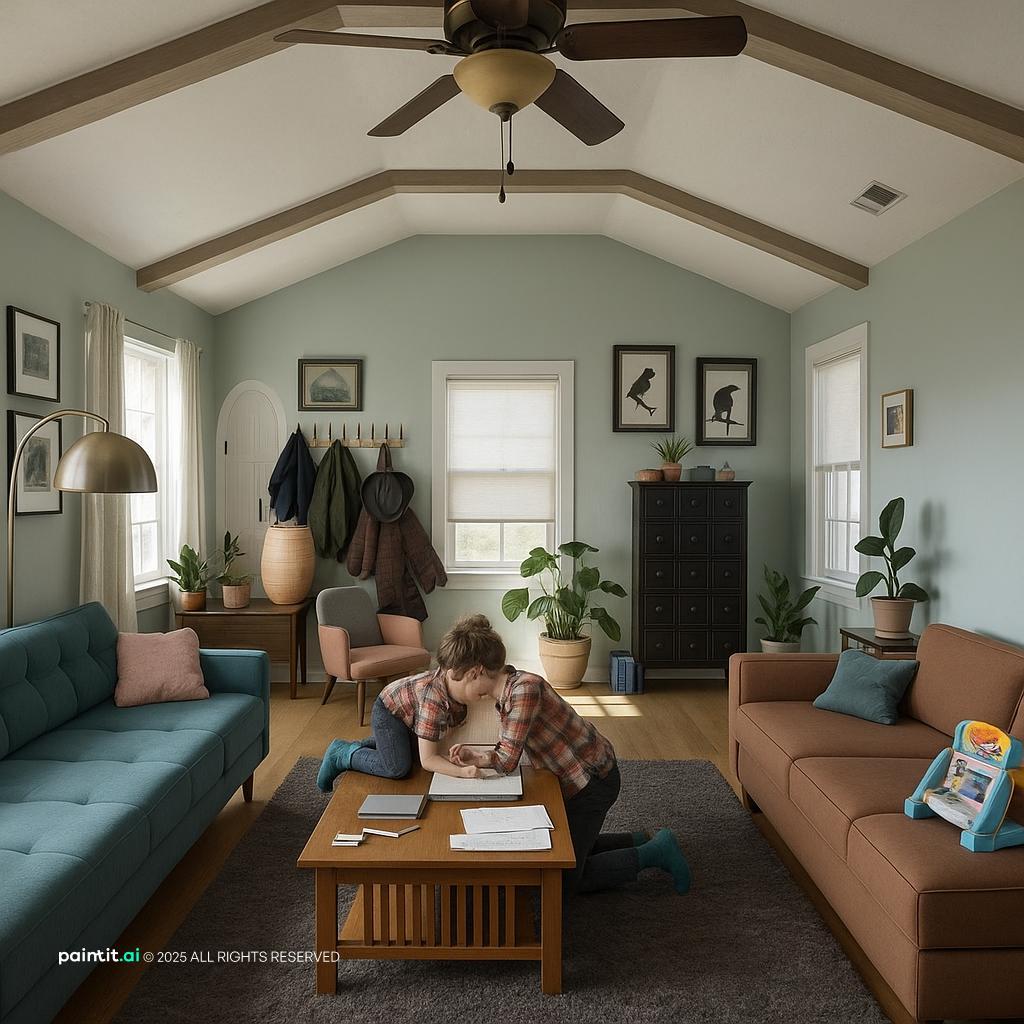 Loft Living Room Ideas - Design Inspiration | Paintit.ai - 10