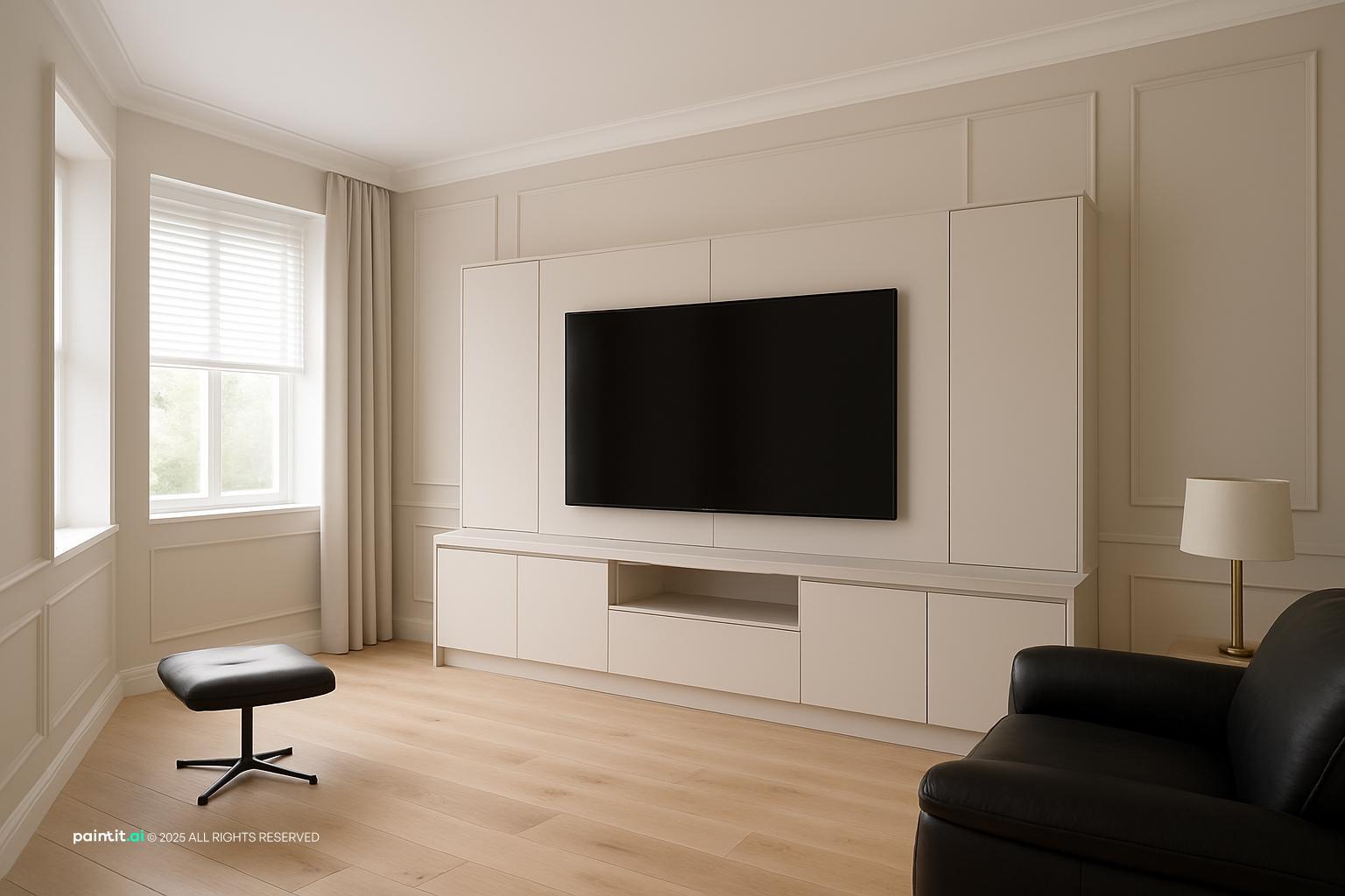 Wood Living Room Design - Timeless Interiors | Paintit.ai - 10