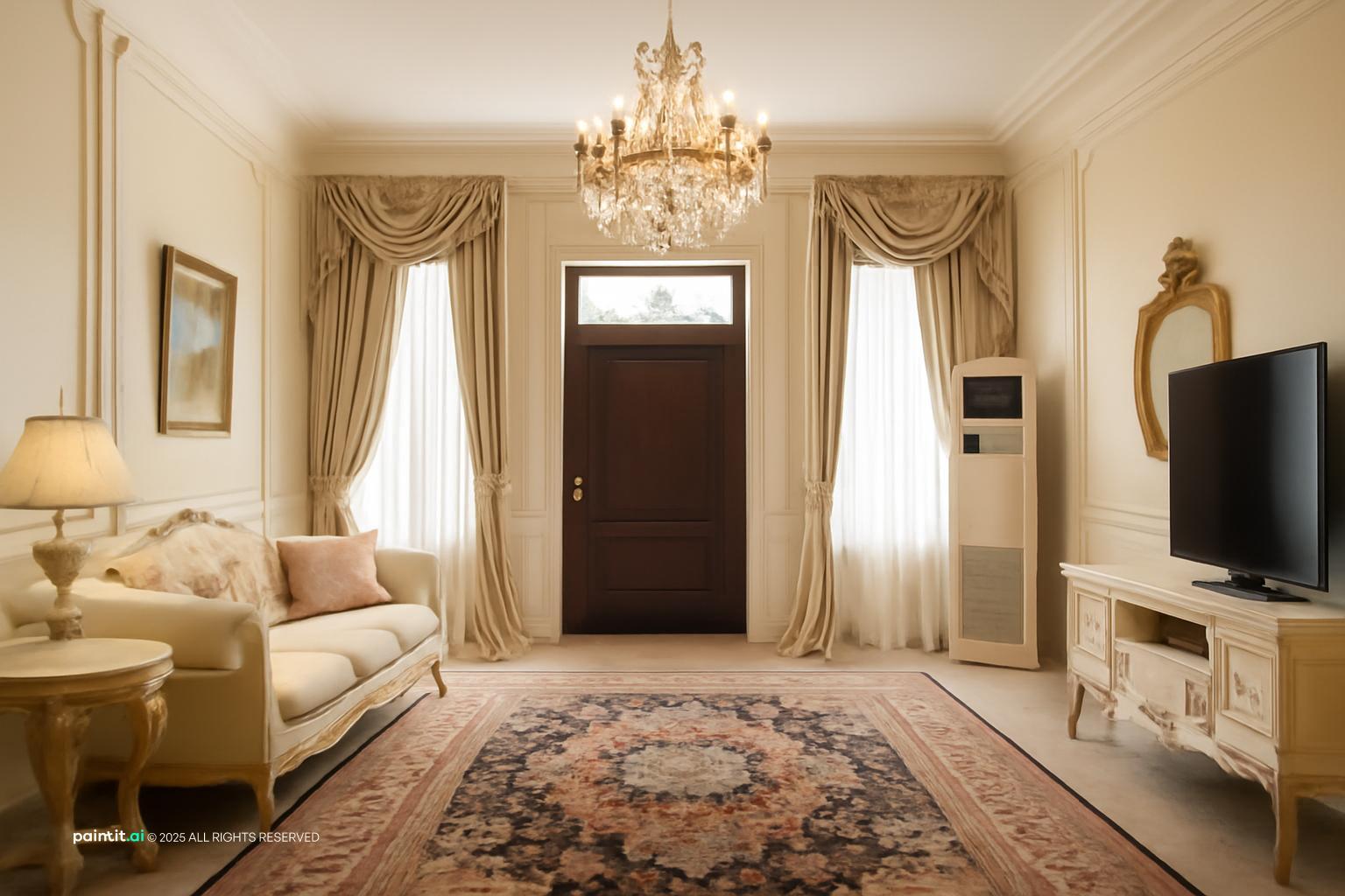 Luxury Neoclassical Living Room - Design Inspiration | Paintit.ai - 17