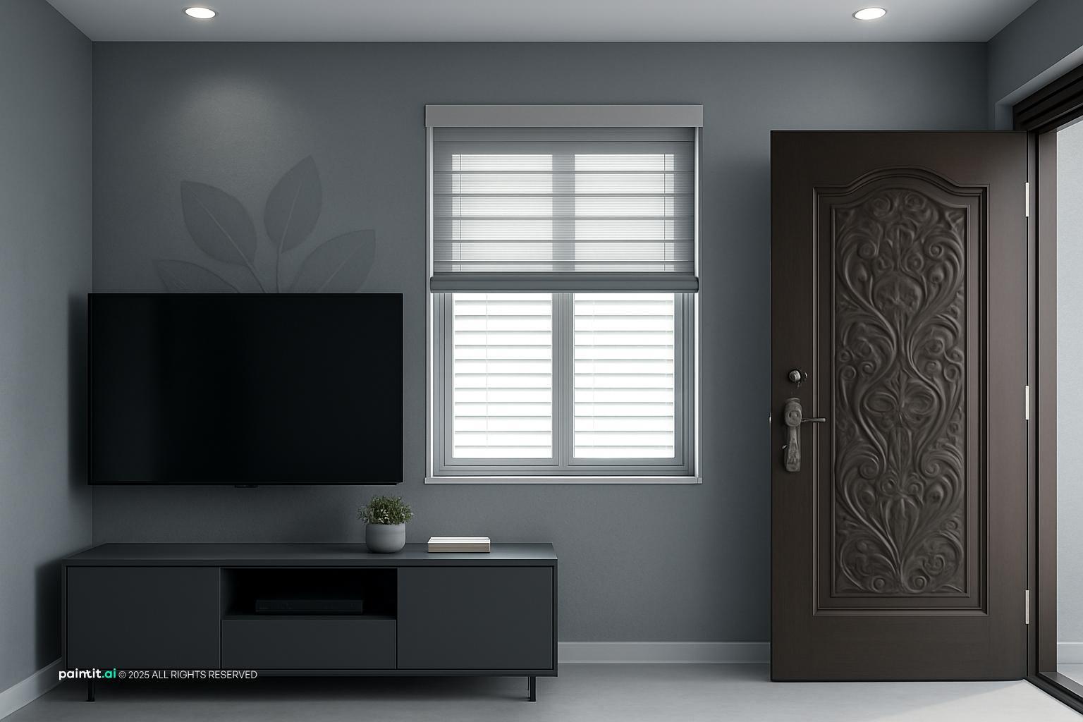 Classic Gray Living Room - Elegant Decor Inspiration | Paintit.ai - 19