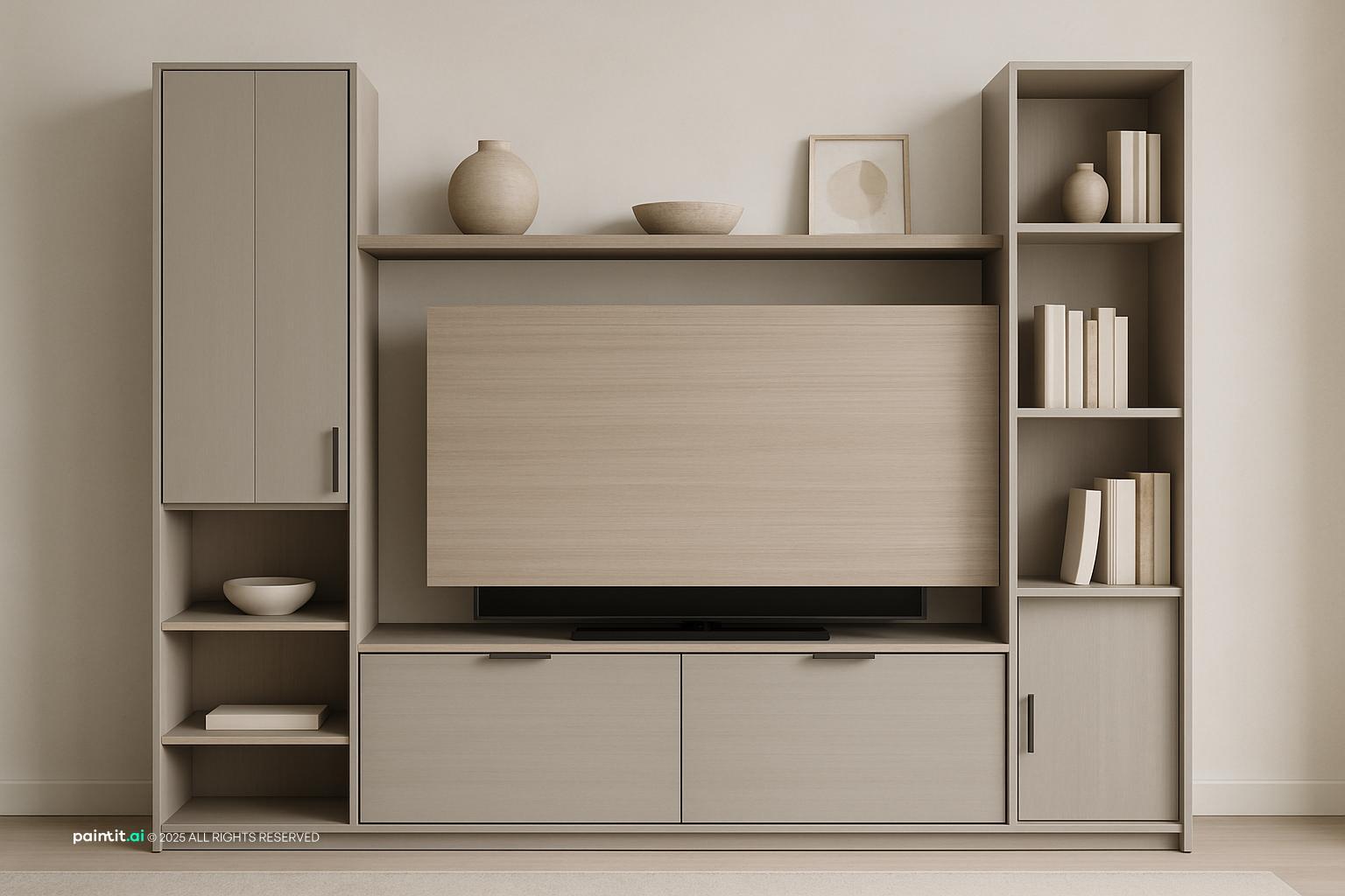 Living Room Hutch Ideas: Creative Storage Solutions | Paintit.ai - 25