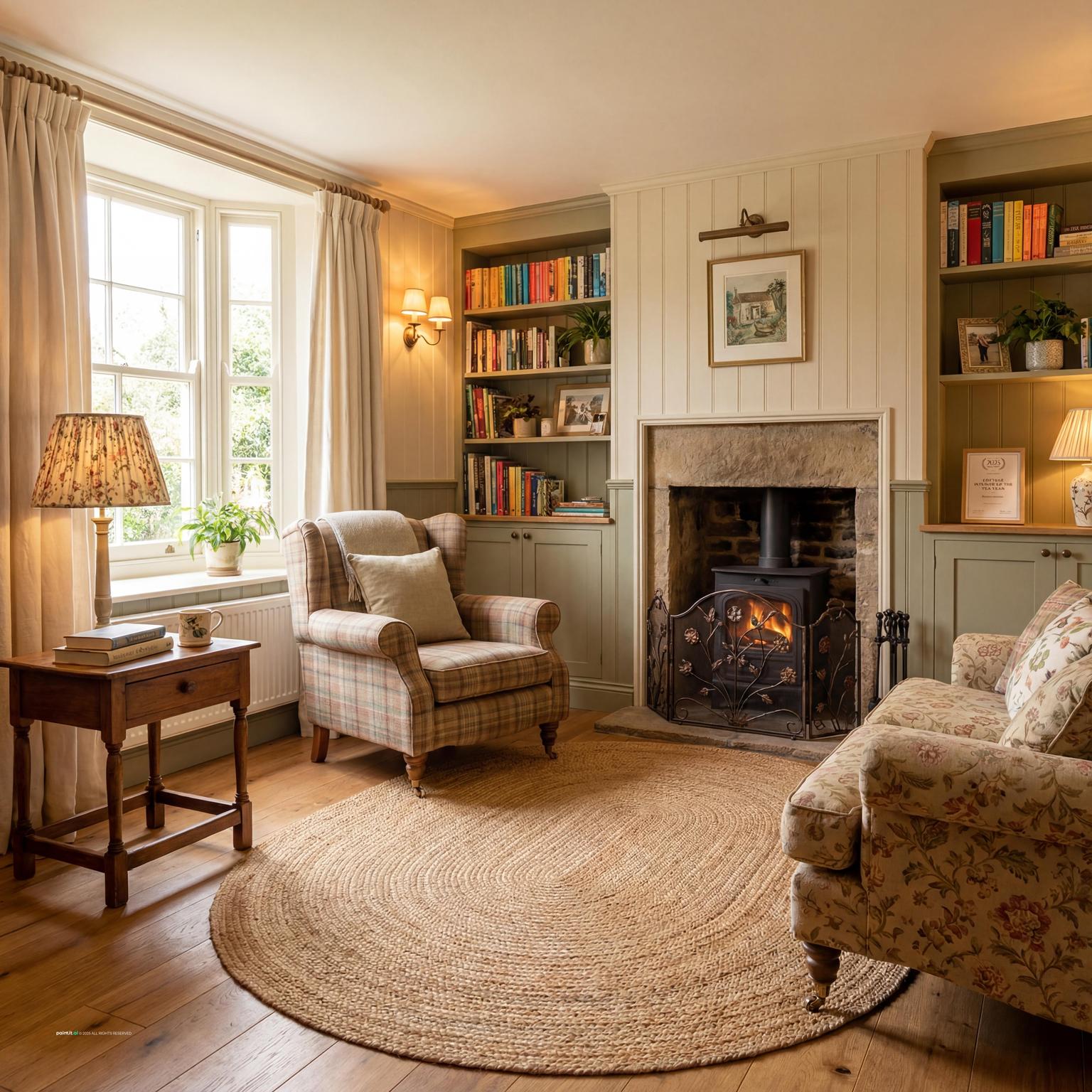 Cozy Cottage-Style Reading for Cottage Style Interior Design