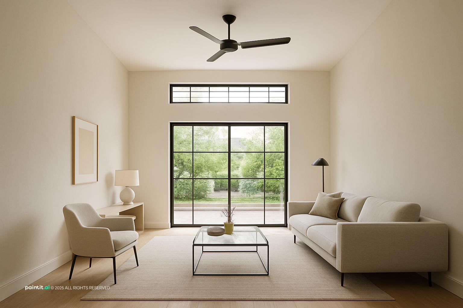 Grey and White Living Room Ideas: Elegant Interiors | Paintit.ai - 17