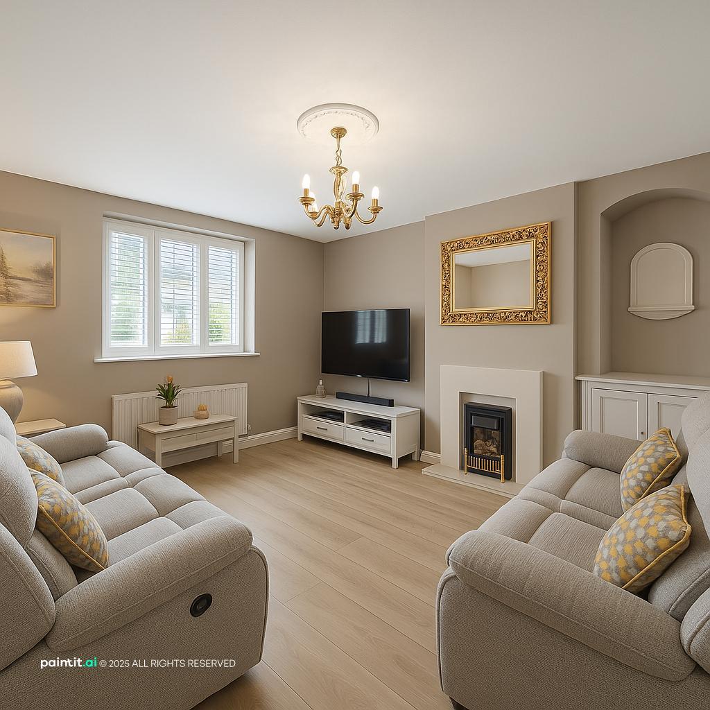 Neutral Living Room with Pops of Color: Stylish Decor Ideas | Paintit.ai - 30