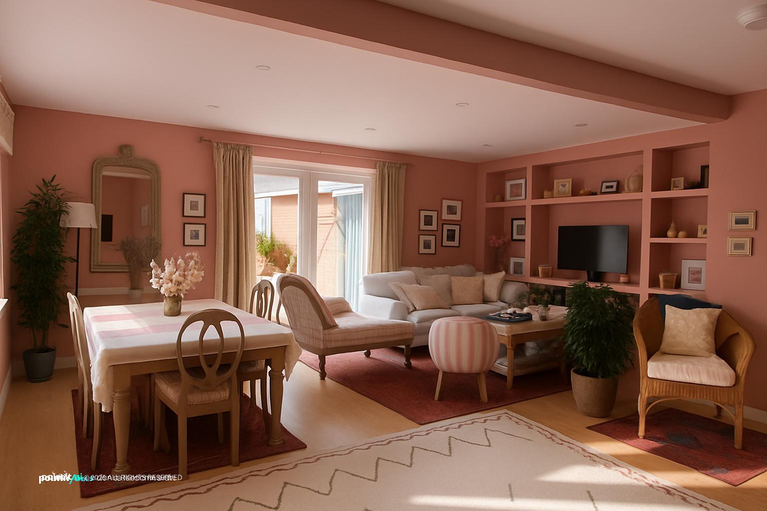 Light Pink Living Room - Design Inspiration | Paintit.ai - 37