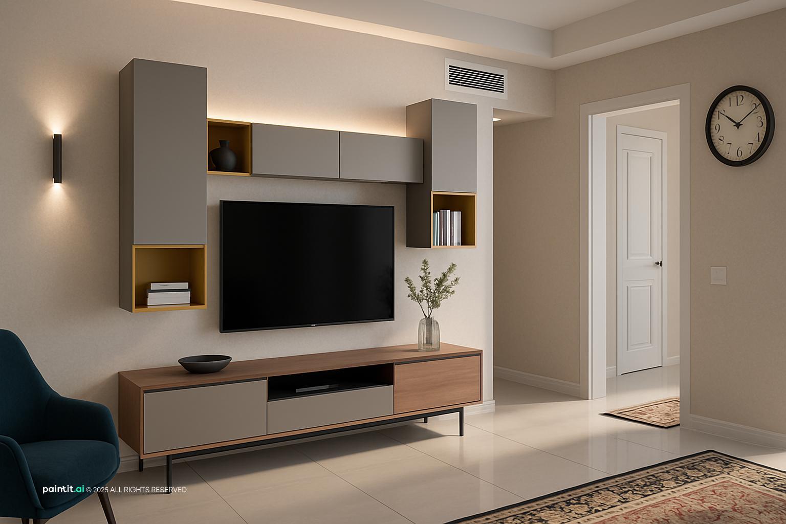 Built In Living Room Storage - Design Solutions | Paintit.ai - 33