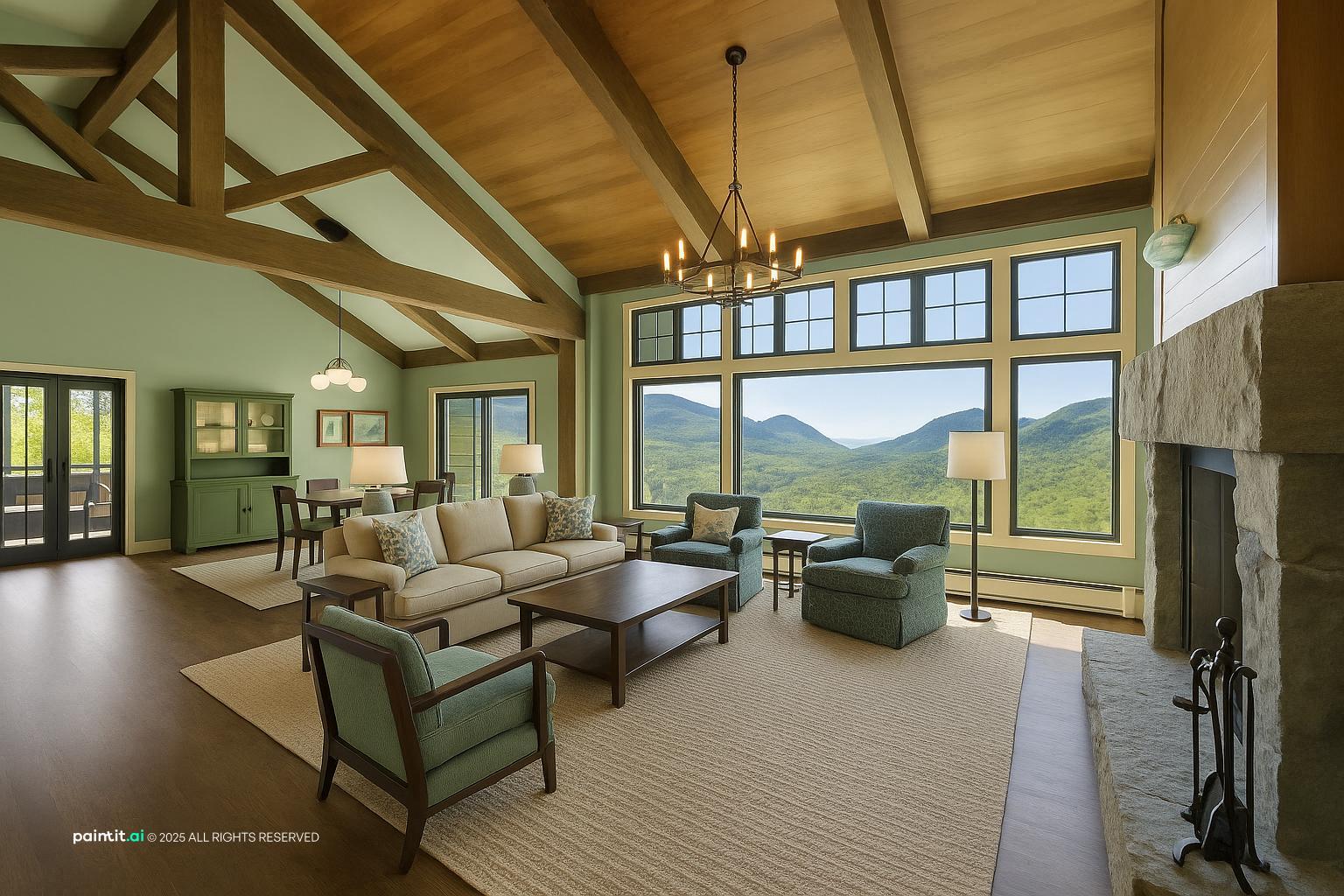 Victorian Dark Green Living Room: Elegant Decor Ideas | Paintit.ai - 26