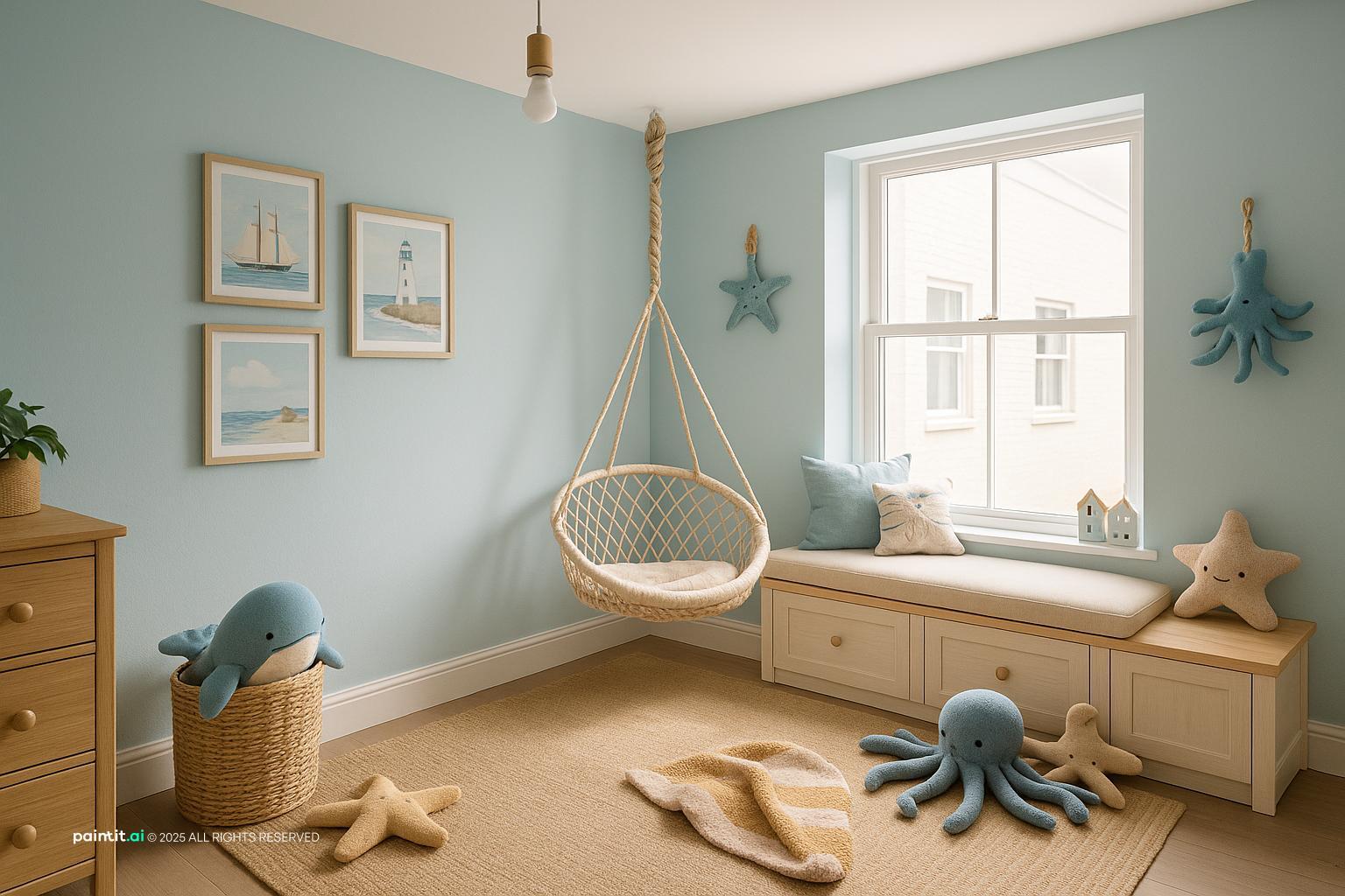 Cape Cod Living Room - Coastal Design | Paintit.ai - 19