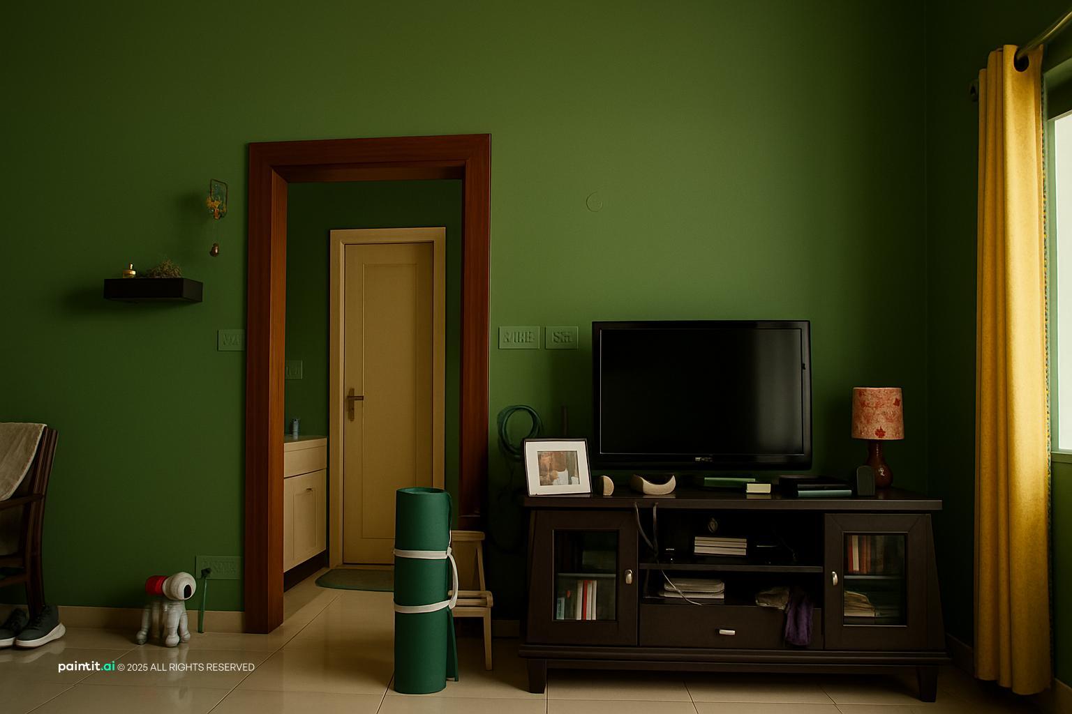 Victorian Dark Green Living Room: Elegant Decor Ideas | Paintit.ai - 31