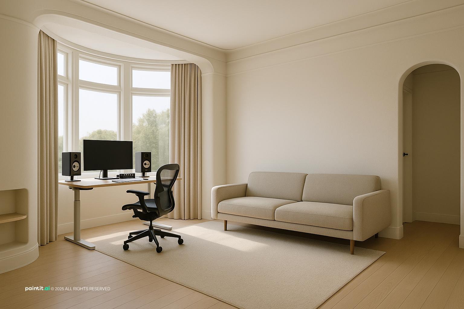 Mid Century Modern Living Room - Design Concepts | Paintit.ai - 3