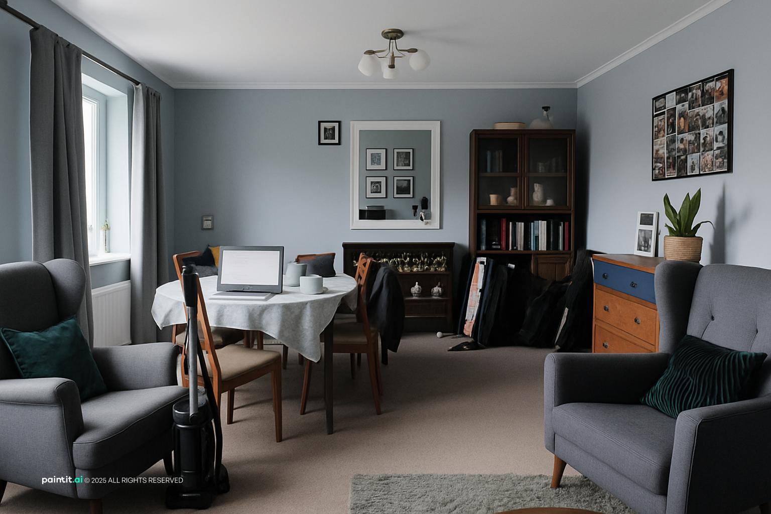 Workout Area in Living Room - Stylish Home Fitness Zones | Paintit.ai - 30