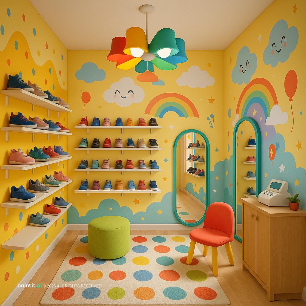 Small shoe shop interior design 4
