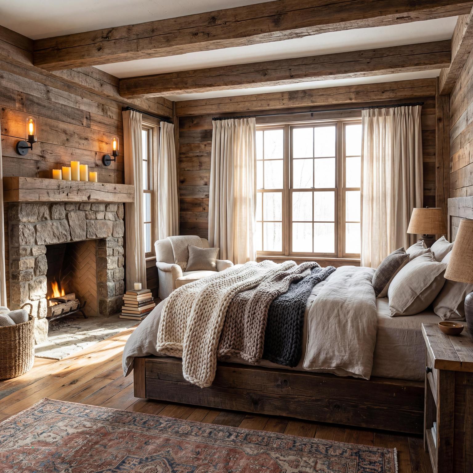 Cozy Rustic Bedroom for 2025 for Pacific Northwest Interior Design Style