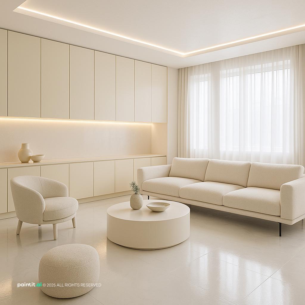 Sophisticated Cream Cabinet Living Room Design xmas living room