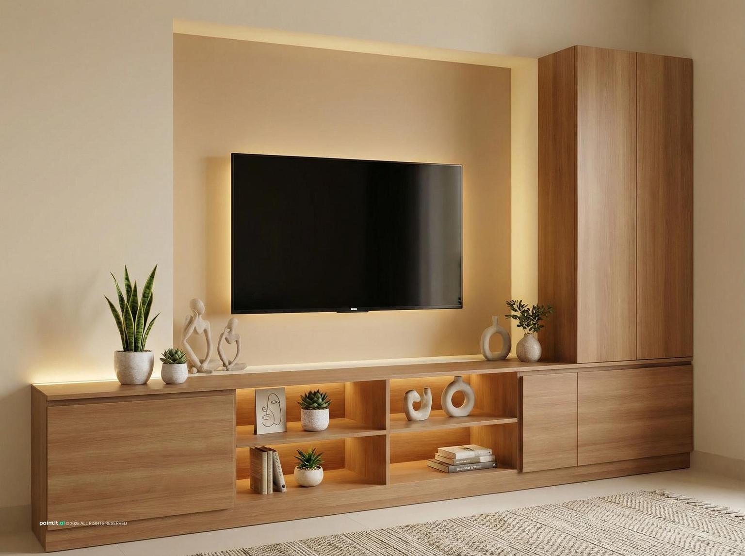 Living Room Library: Elegant Storage Solutions | Paintit.ai - 20