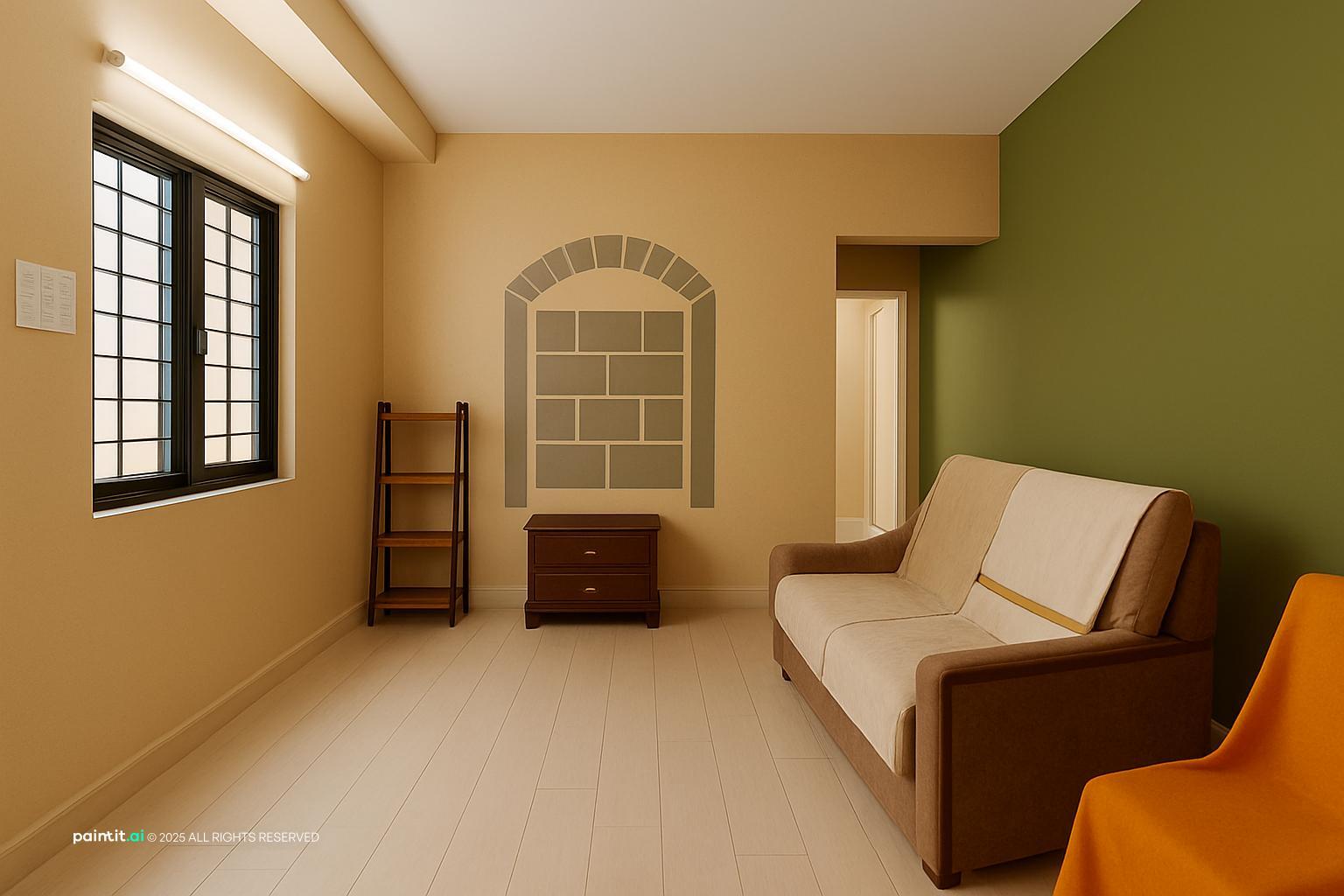 Emerald Green and Gold Living Room Ideas - Elegant Decor Tips | Paintit.ai - 13