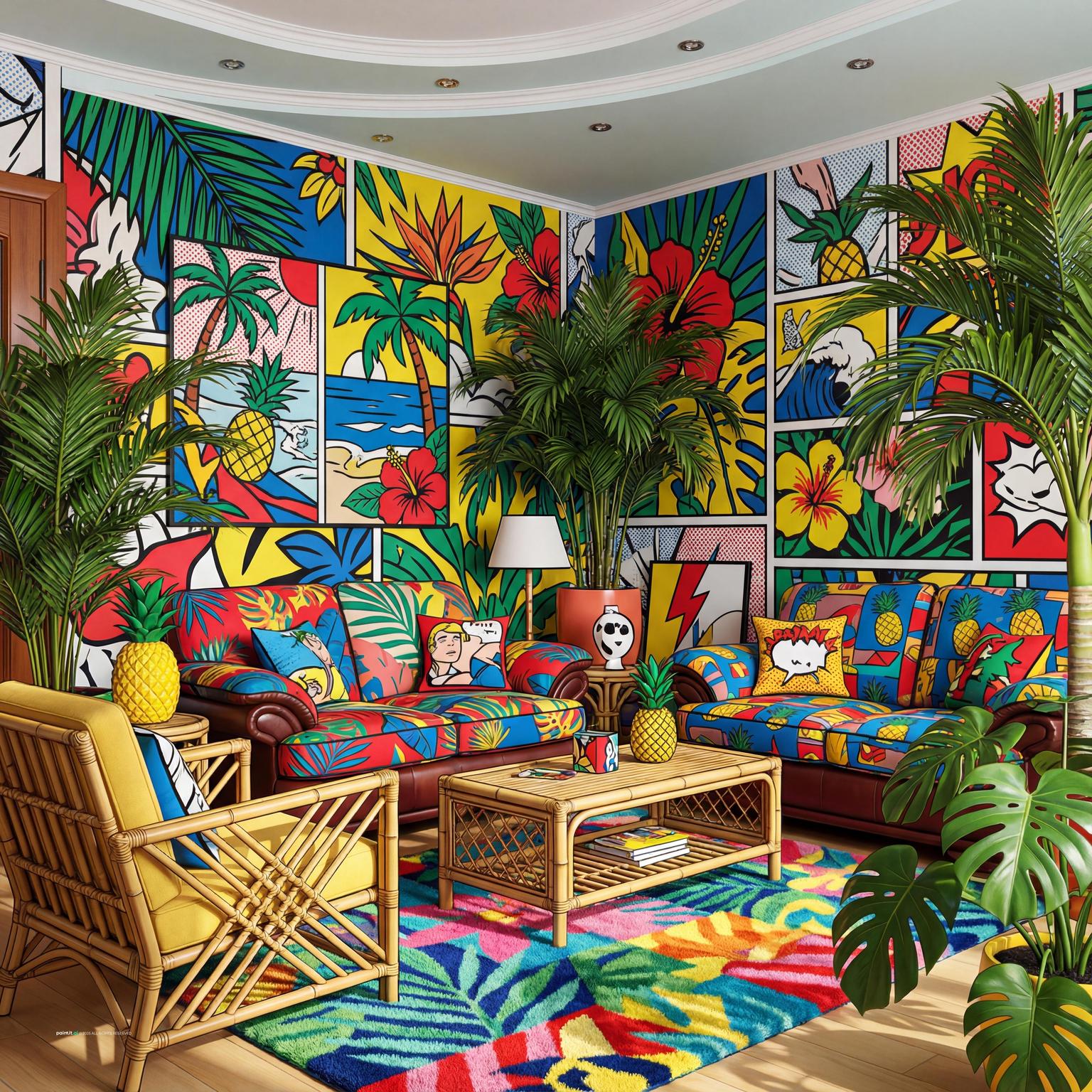 80s Living Room Decor - Iconic Interior Concepts | Paintit.ai - 27