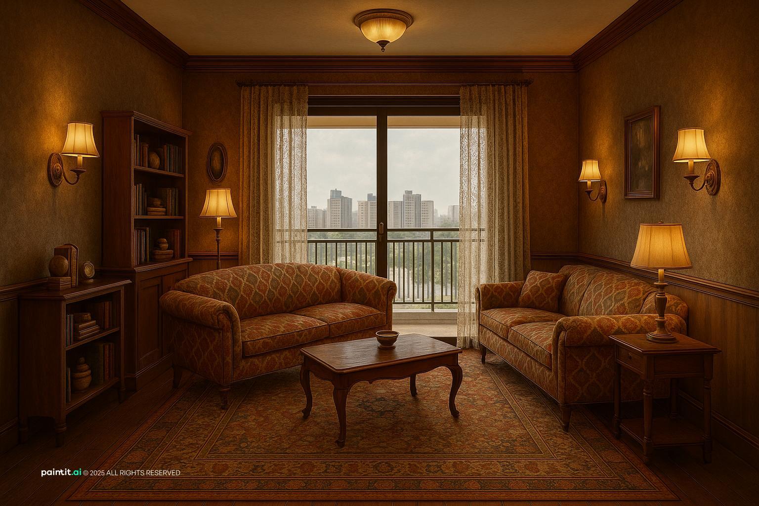 1950s Living Room - Mid-Century Modern Decor | Paintit.ai - 28