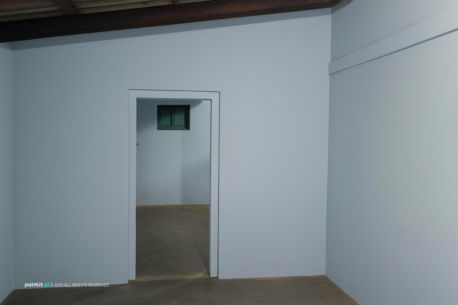 Grey White and Blue Living Room - Design Concepts | Paintit.ai - 6