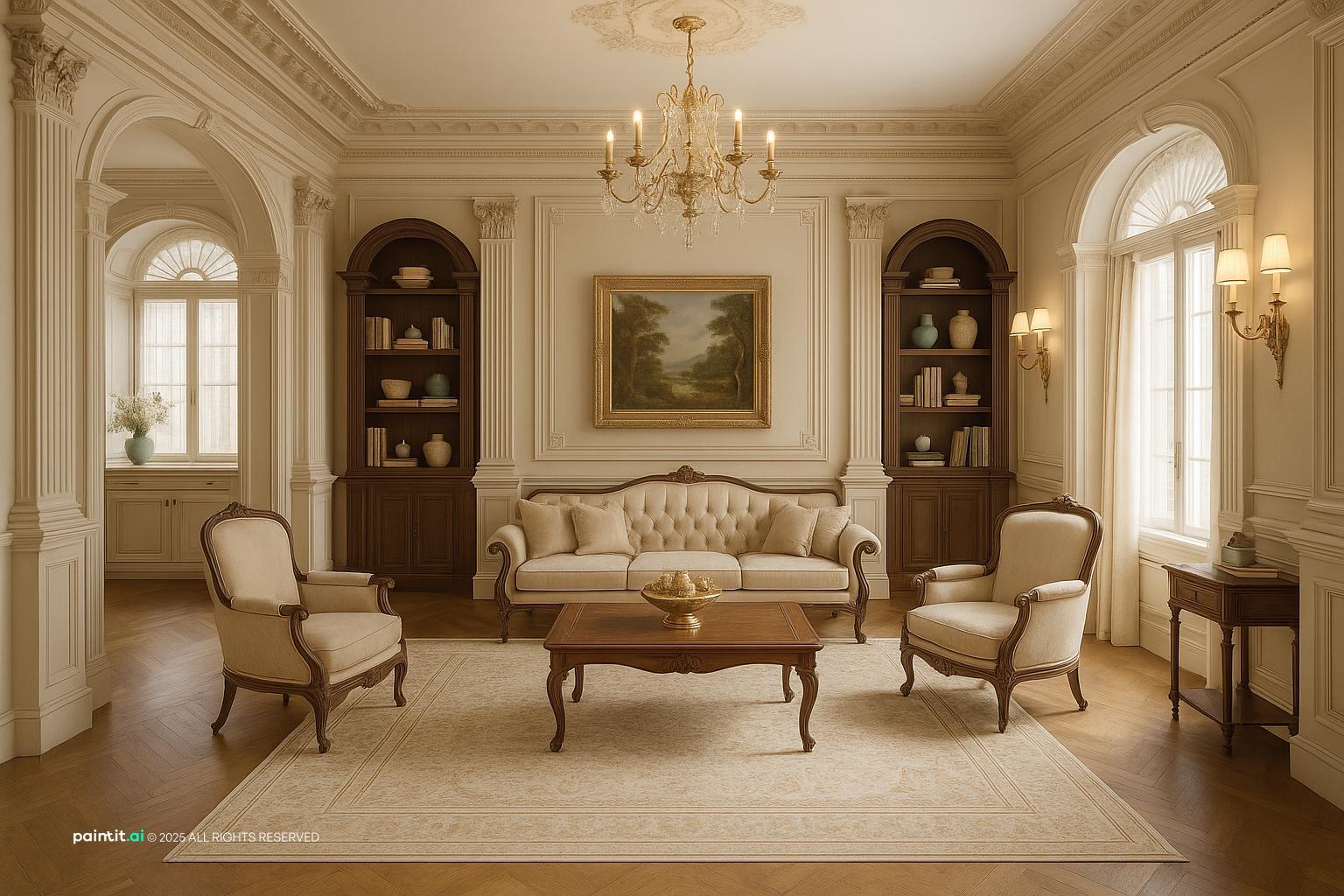 Colonial Living Room - Interior Ideas | Paintit.ai - 21