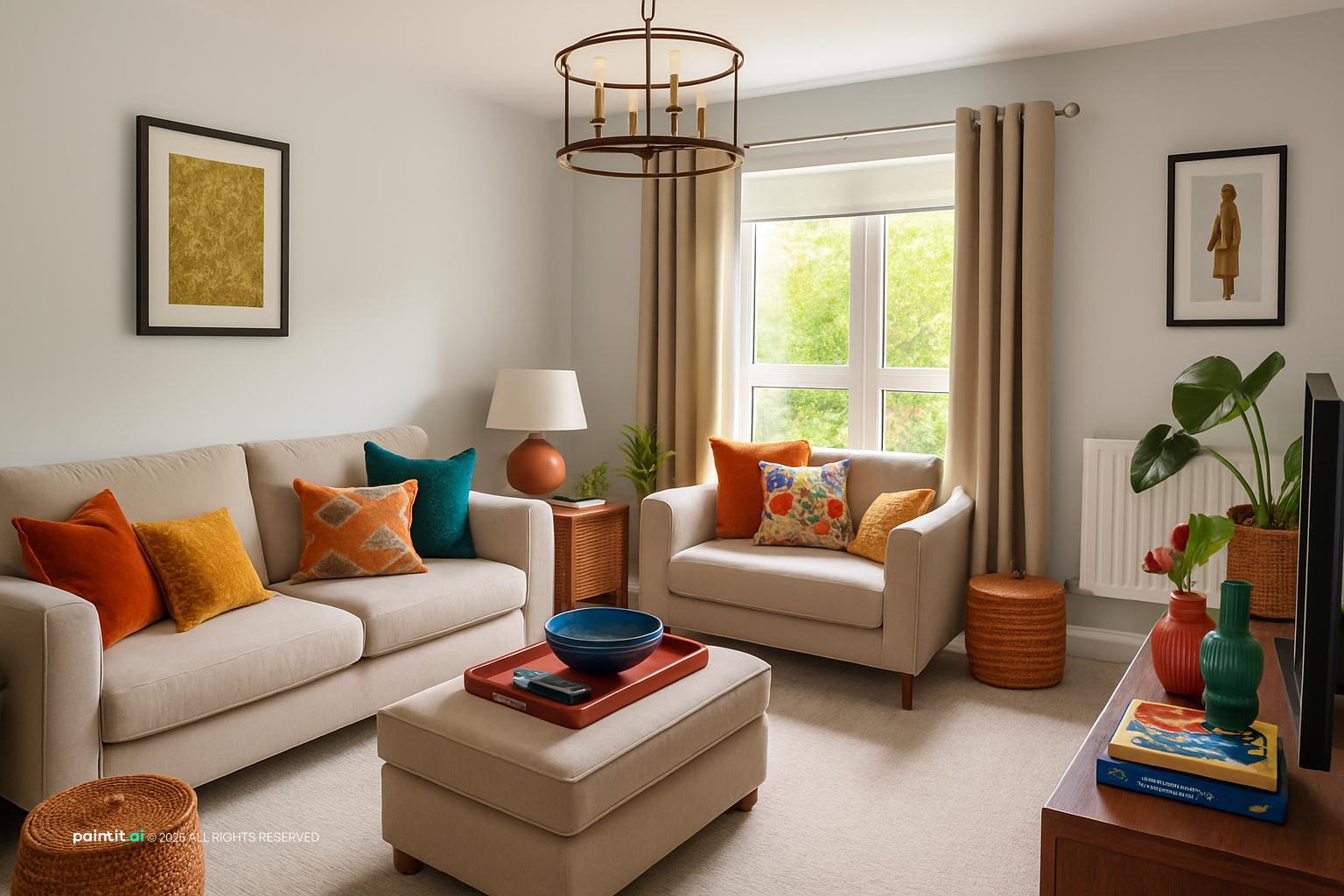 Fall Living Room Ideas - Cozy Decor | Paintit.ai - 32