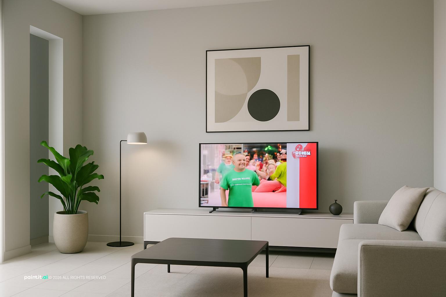 Modern Grey and Beige Living Room - Design & Inspiration | Paintit.ai - 37