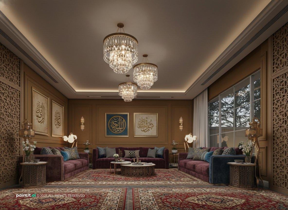 Moroccan Living Room: Exotic Interior Design | Paintit.ai - 5
