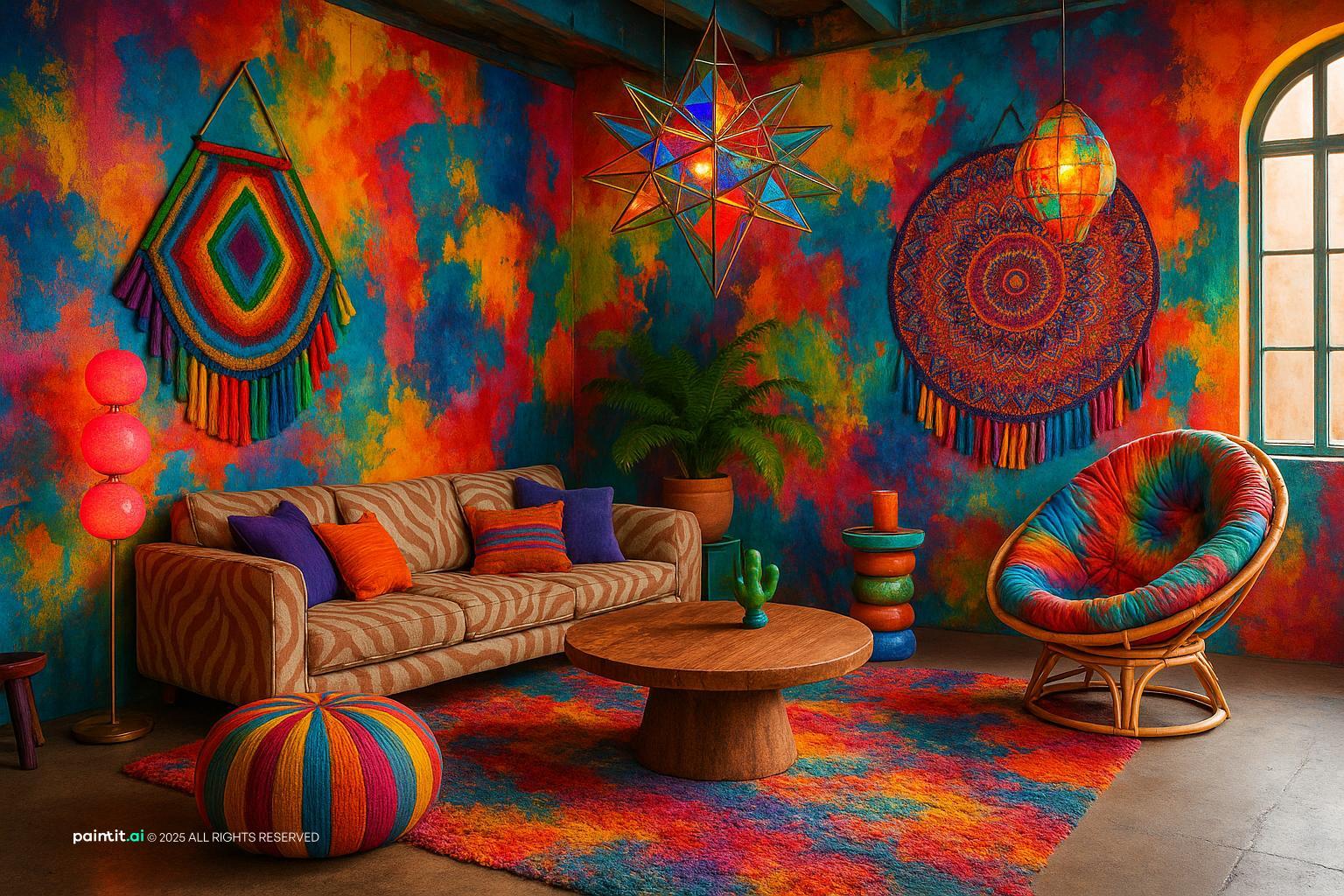 Eclectic Burning Man-Inspired for Funky Style Interior Design