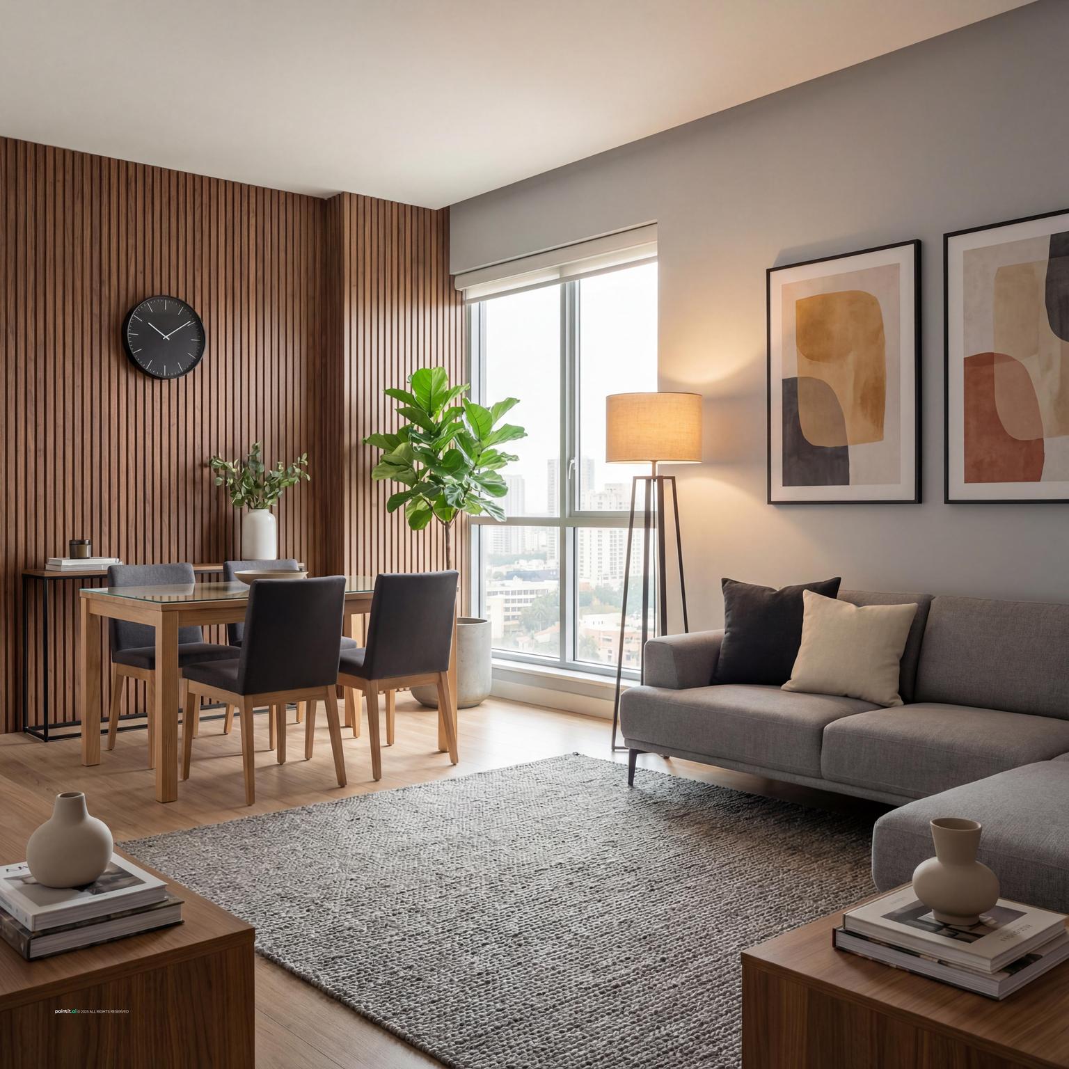 Modern Indian Living Room Design Ideas wood paneling living room ideas