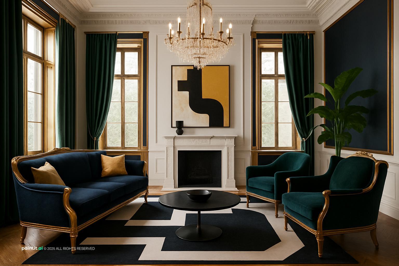 Dark Cottagecore Living Room: Design Ideas | Paintit.ai - 33