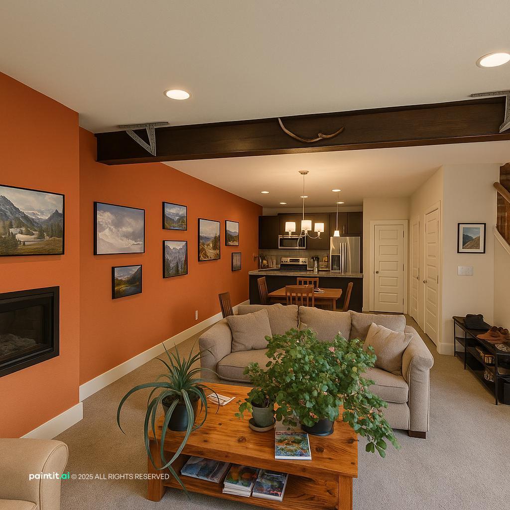 Wood Stove Living Room - Design Inspiration | Paintit.ai - 5