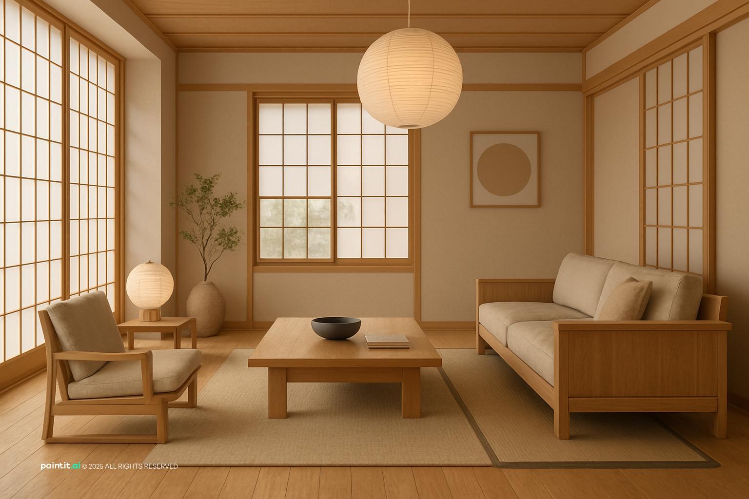 Japandi Living Room Design - Minimalist Style Guide | Paintit.ai - 20