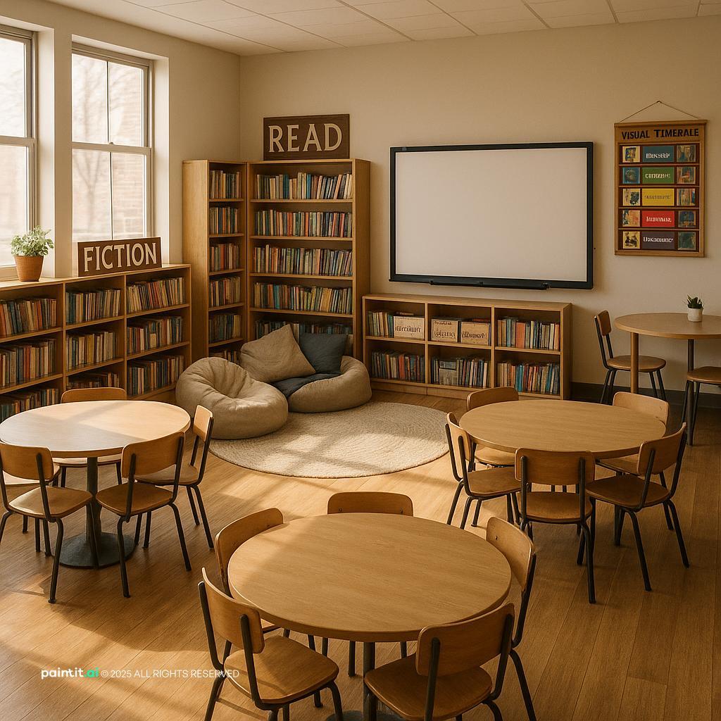 Preschool classroom interior design