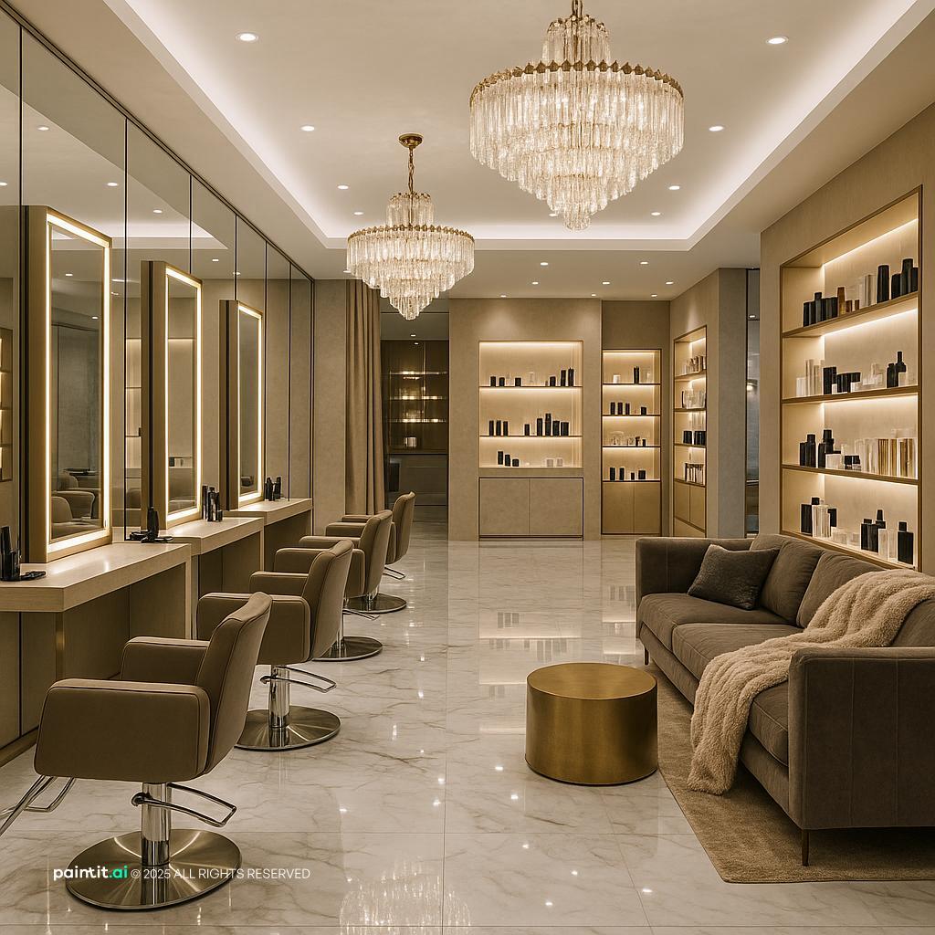 Salon interior design