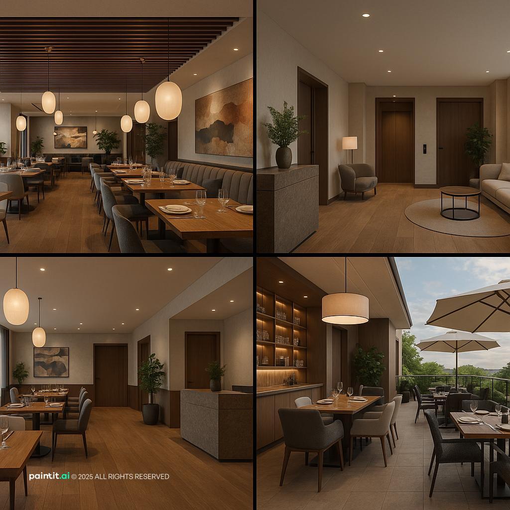 Small party hall interior design 3