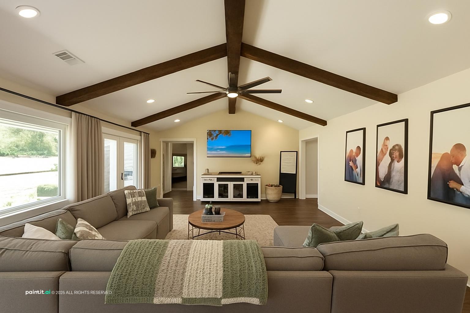 White Trash Living Room - Unconventional Decor Styles | Paintit.ai - 5