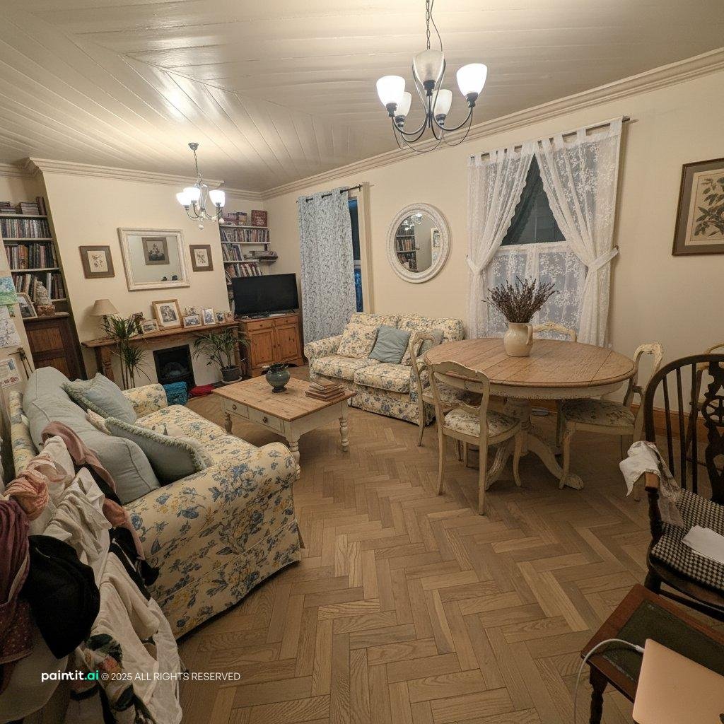 Old Rustic Old Vintage Living Room: Design Inspiration | Paintit.ai - 23