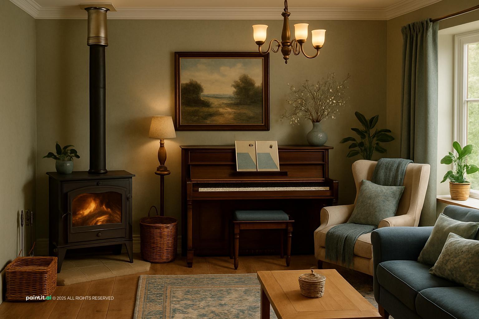 Wicker Living Room Ideas - Design Inspiration | Paintit.ai - 17