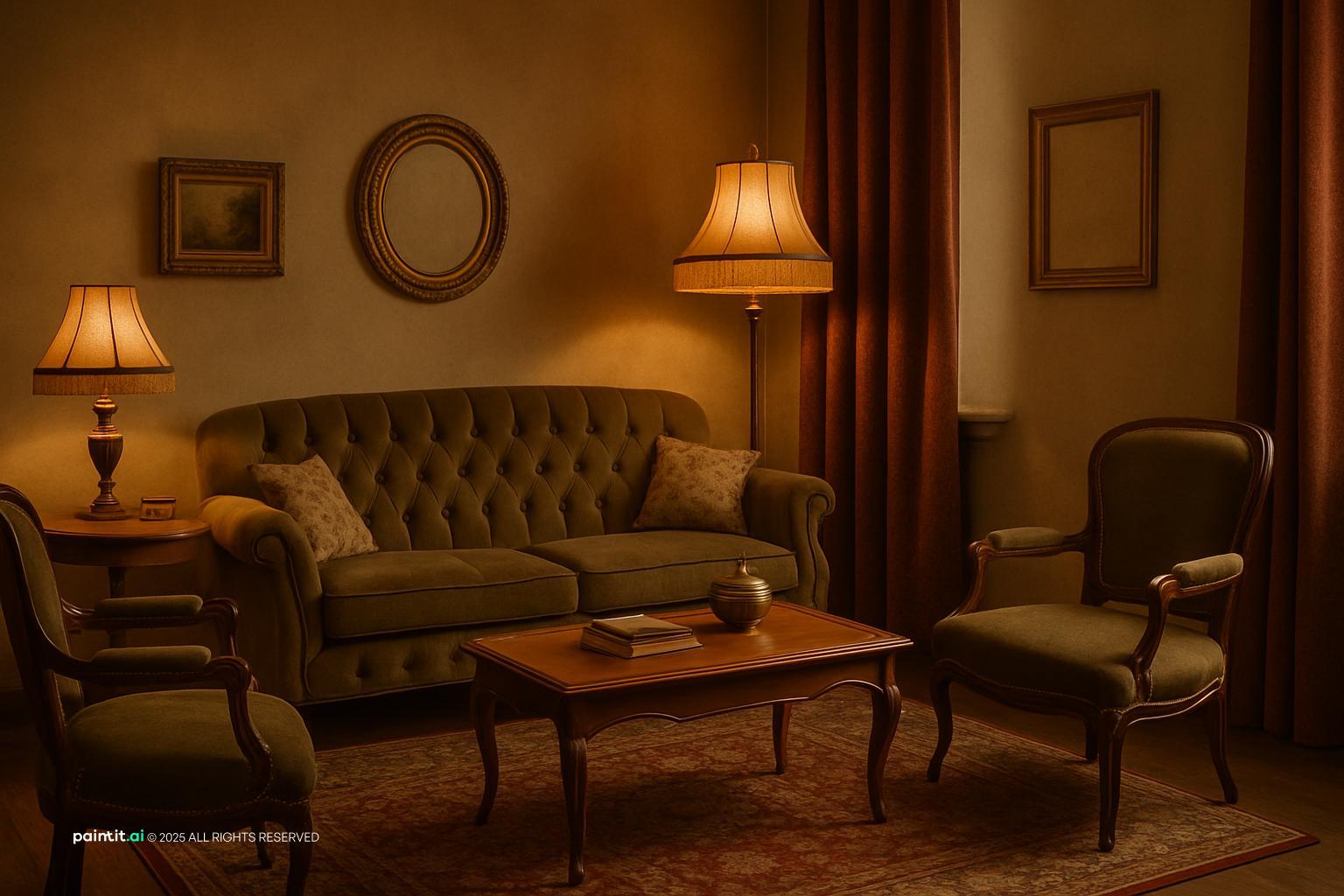 1970s Living Room: Retro Decor Inspiration | Paintit.ai - 18