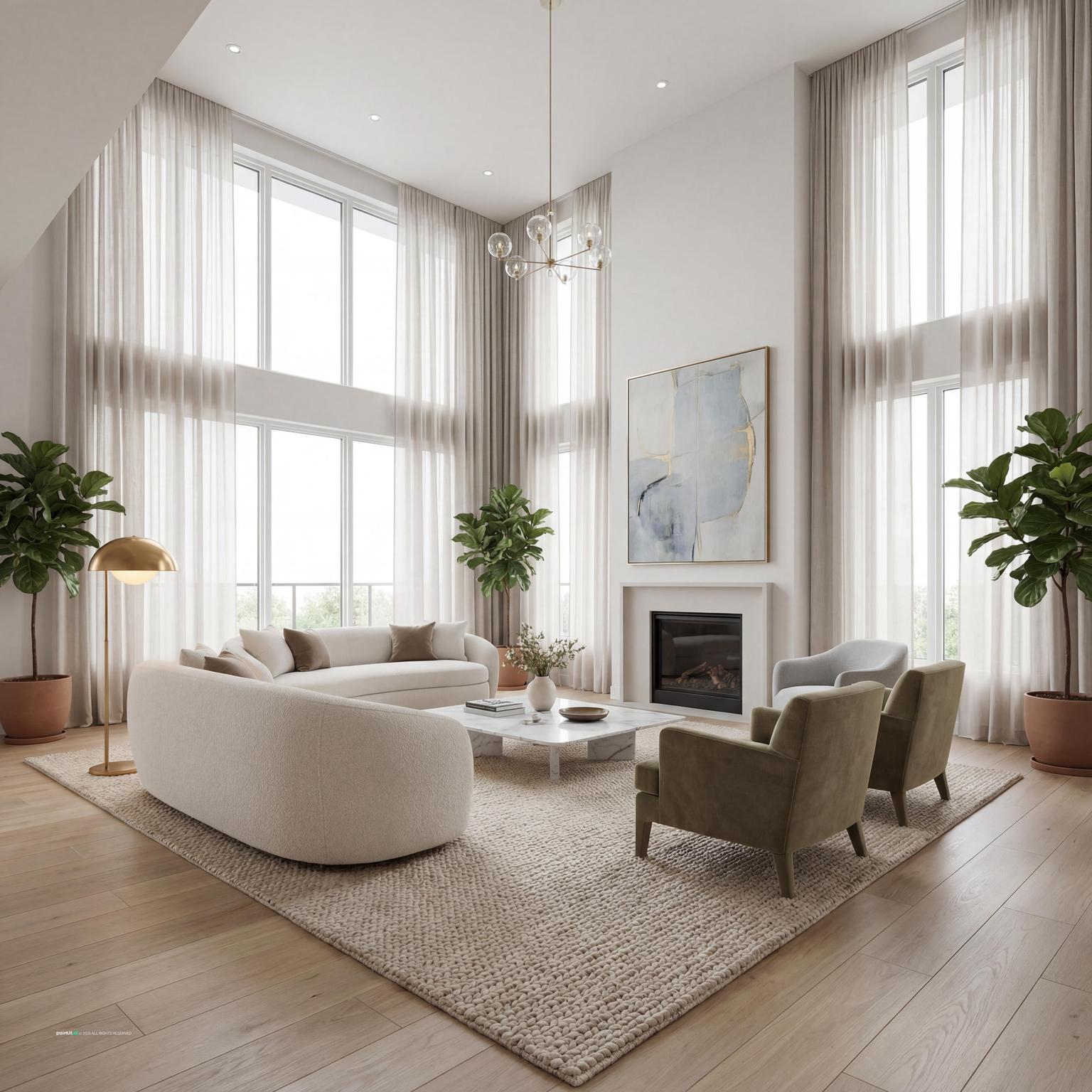 Staging an elegant, classy living room: sophisticated decor, refined furnishings, and a luxurious yet welcoming ambiance for upscale homes.