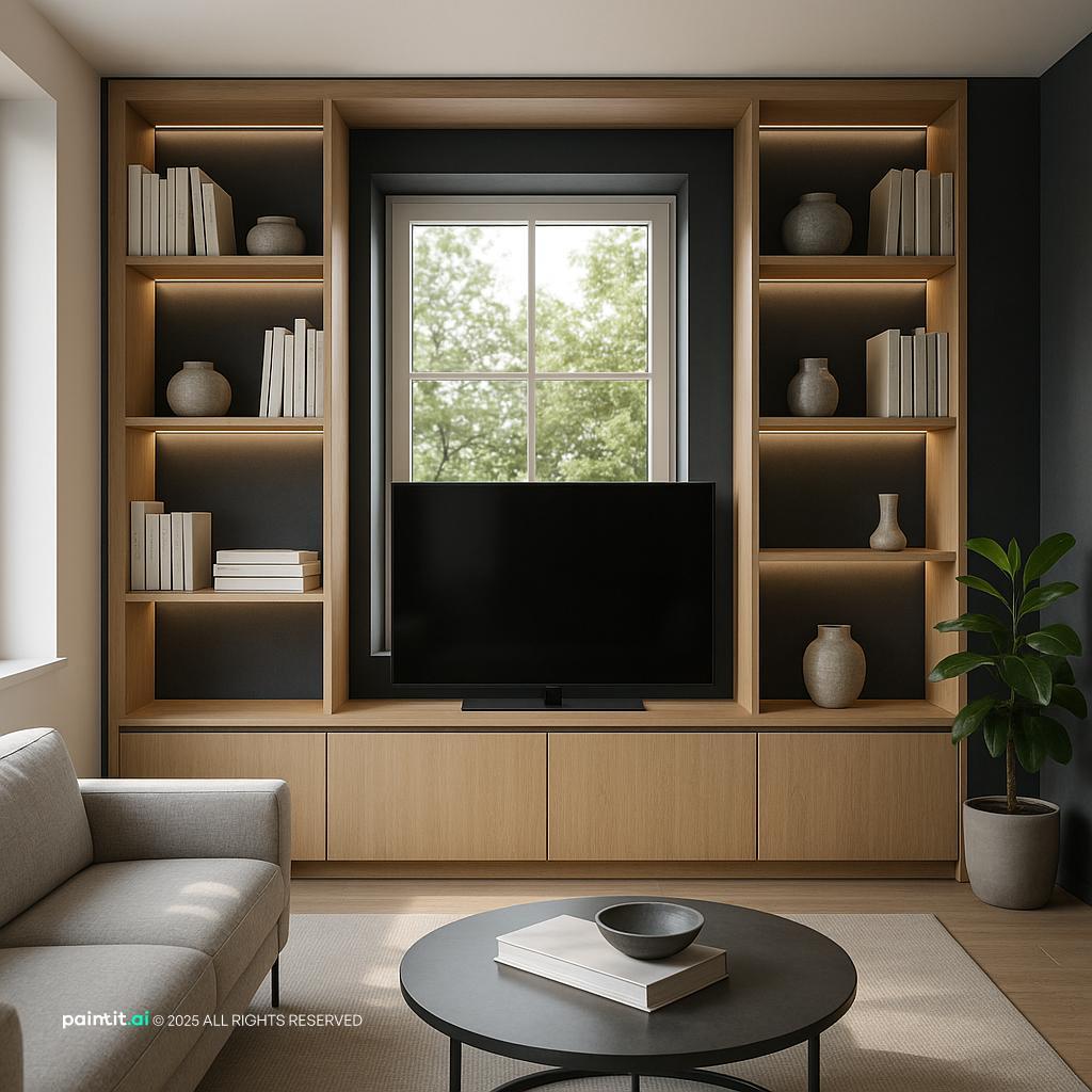 Stylish Ultra-Photorealistic Living Room Design xmas living room