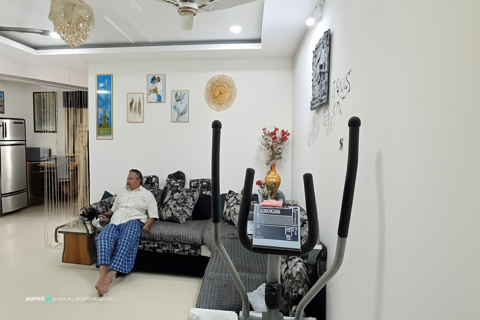 White Trash Living Room - Unconventional Decor Styles | Paintit.ai - 4