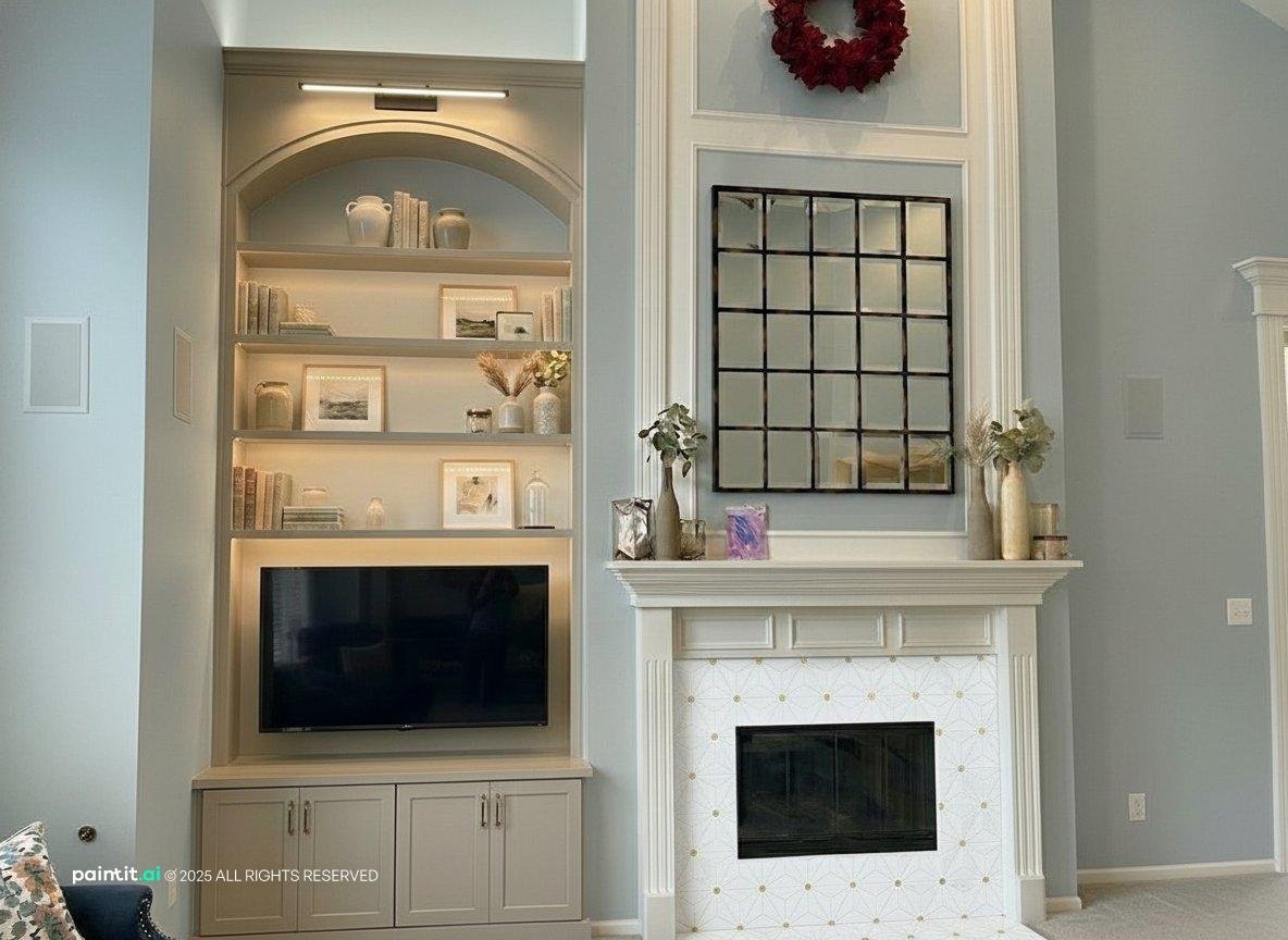 Living Room Library: Elegant Storage Solutions | Paintit.ai - 29