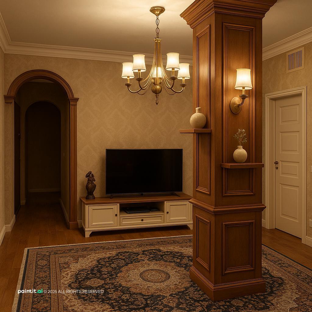 Log Cabin Living Room - Design Ideas | Paintit.ai - 30