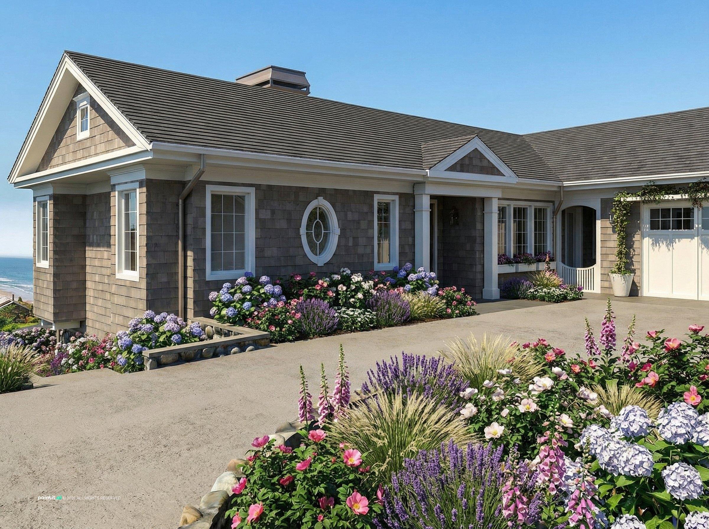 Cape Cod Living Room - Coastal Design | Paintit.ai - 18