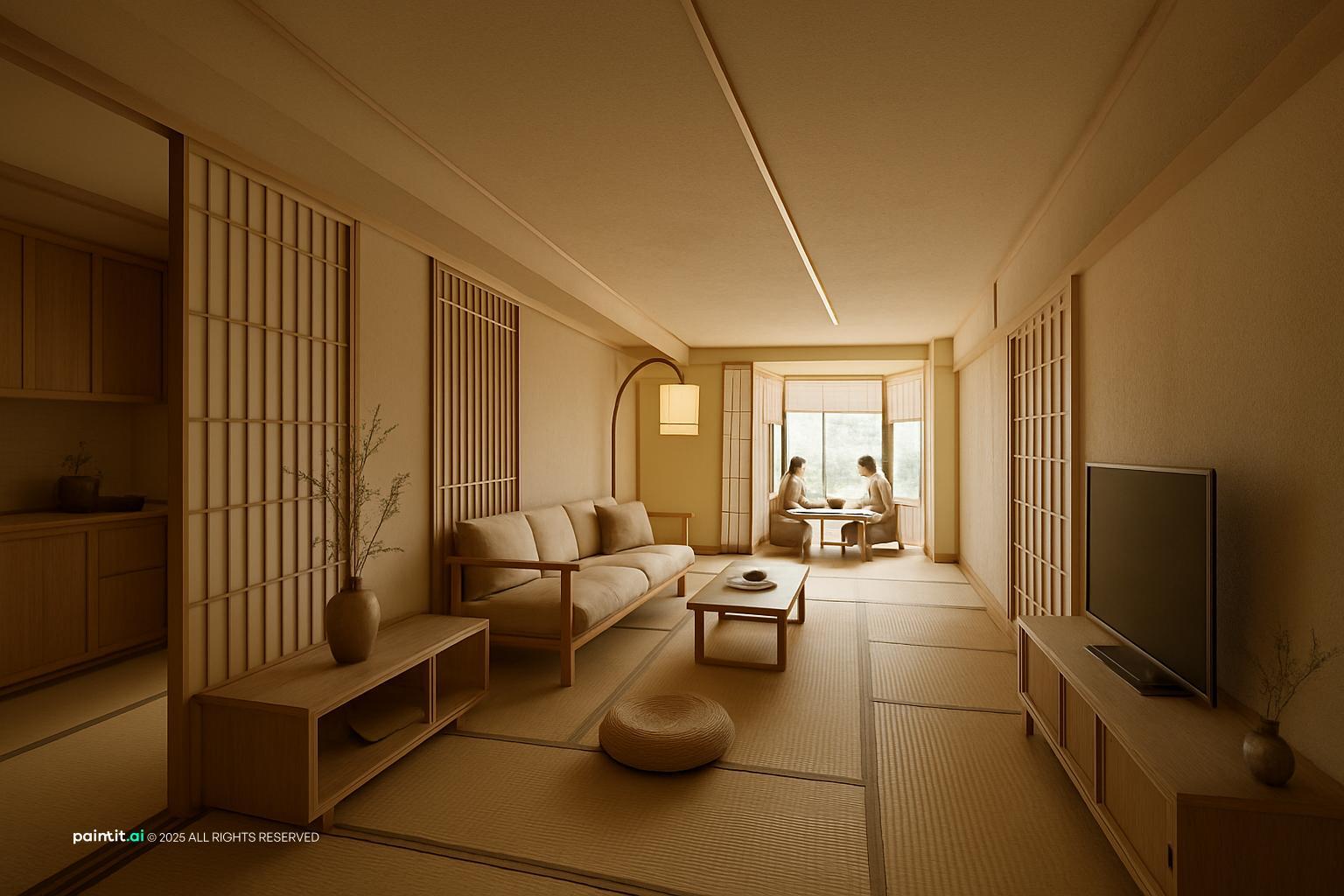 Japandi Living Room Design - Minimalist Style Guide | Paintit.ai - 18