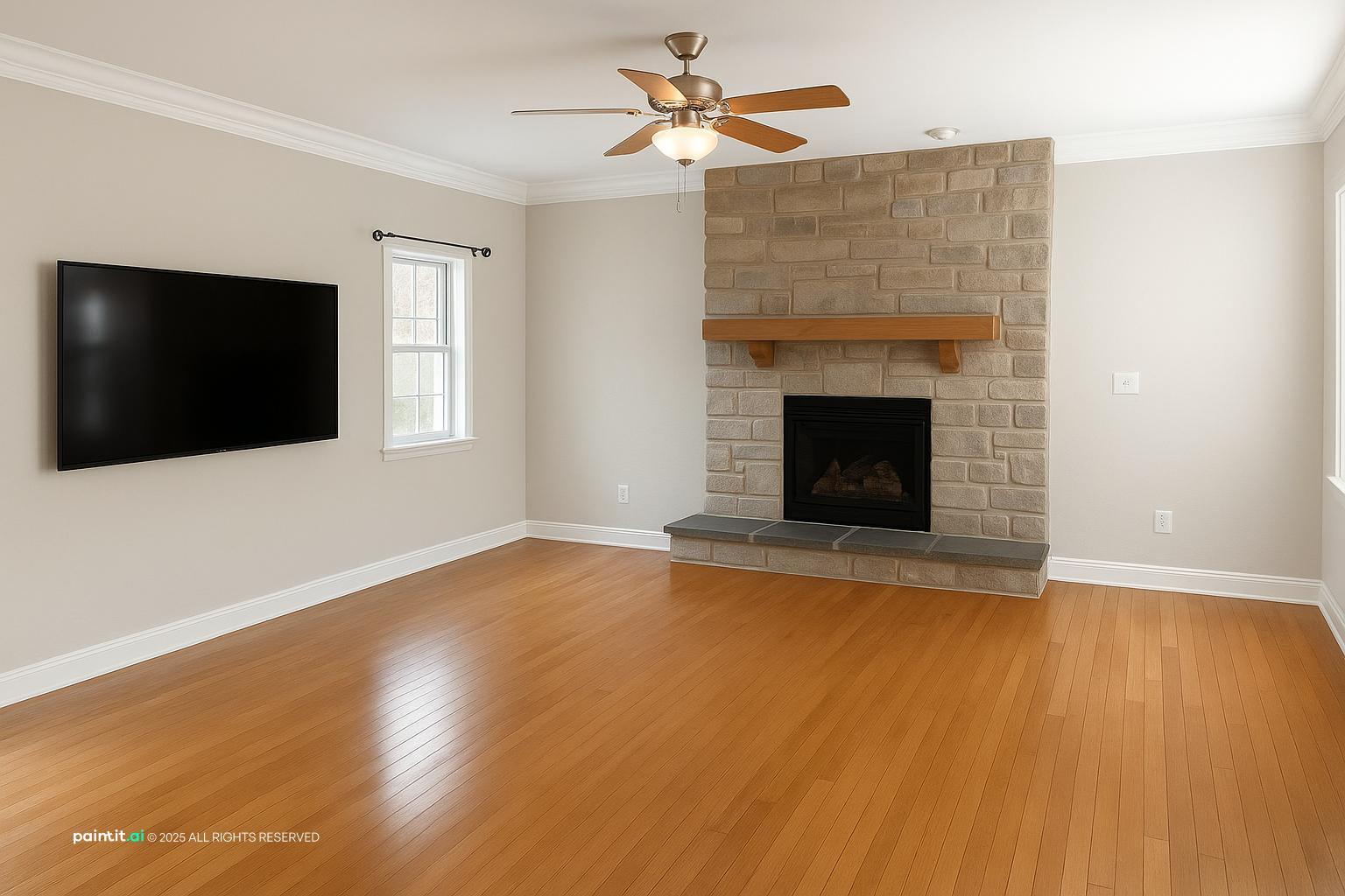 White Shiplap Living Room: Decor Inspiration | Paintit.ai - 17