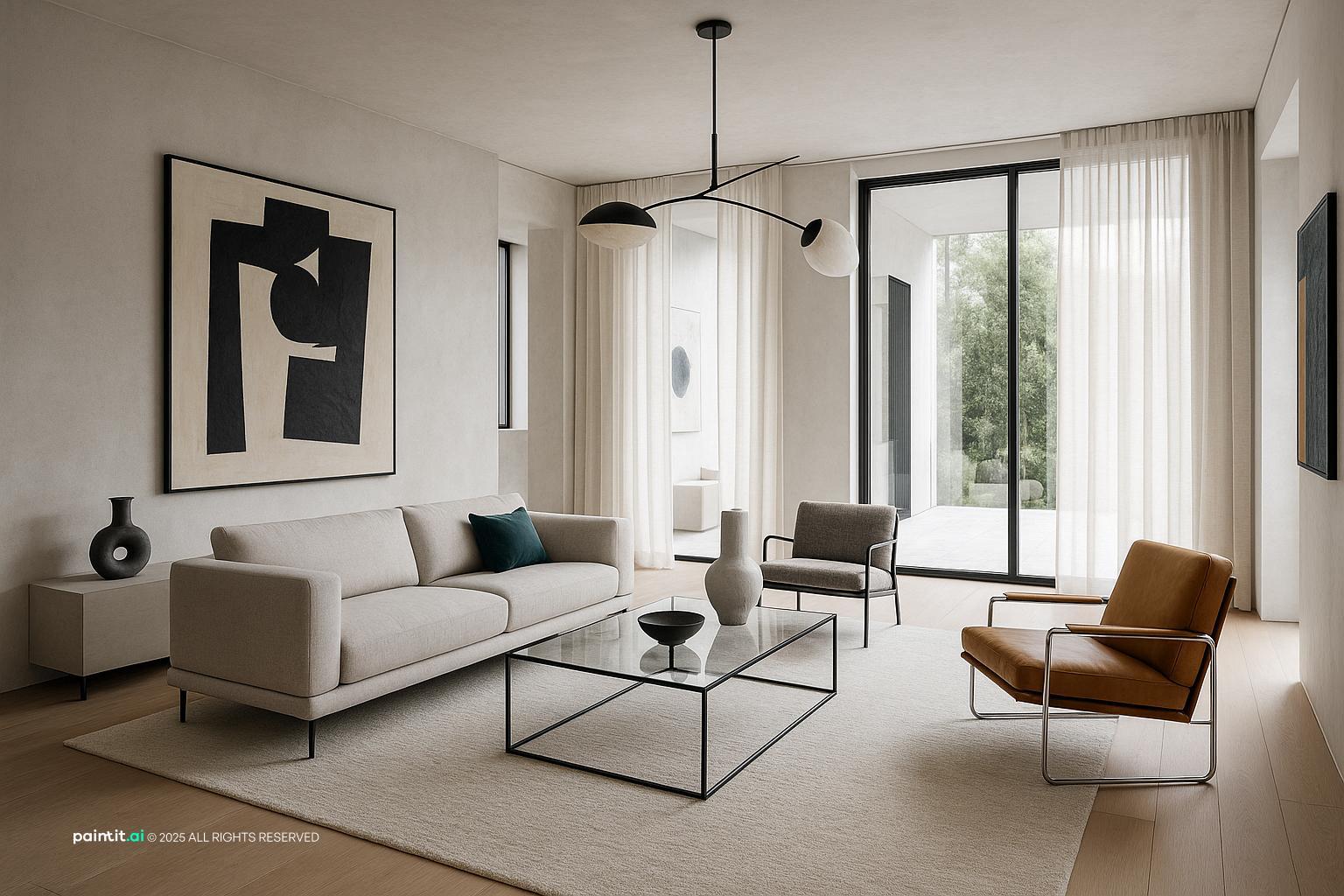 Yellow and Grey Living Room Ideas with Grey Palette and Yellow Accents View 8 showing grey palette, yellow accents, soft textiles for Yellow and Grey Li...